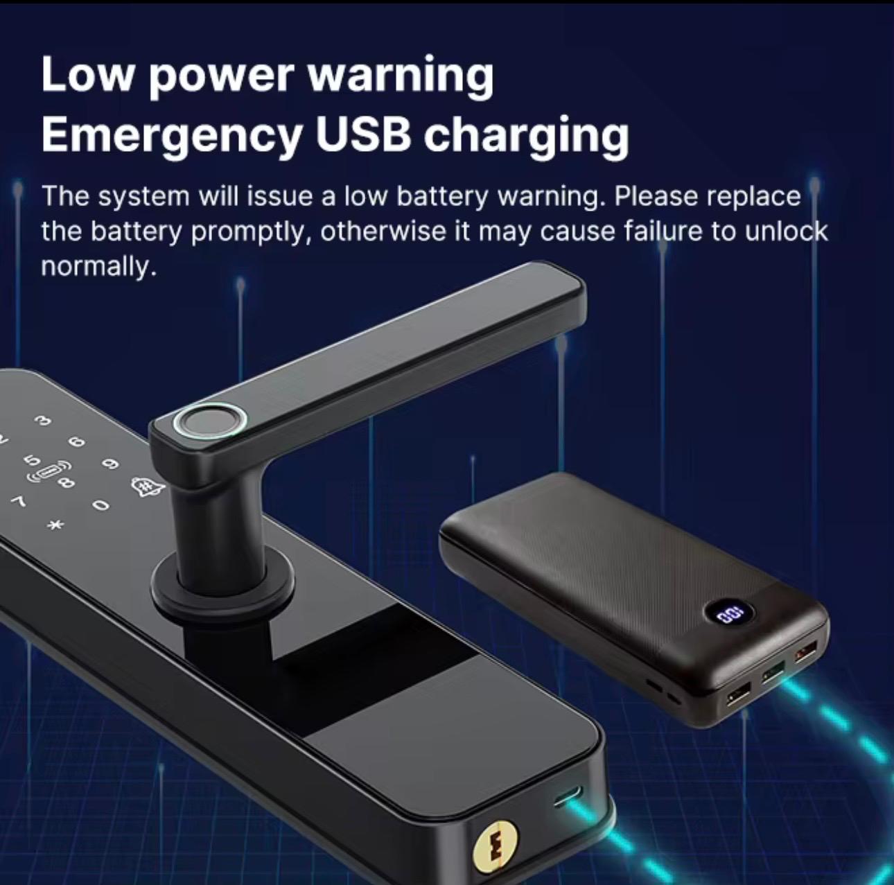 Aluminum Alloy TTLOCK BT Smart Door Lock Mobile App Intelligent Doorlock Apartment Password Card Digital Keyless Lock