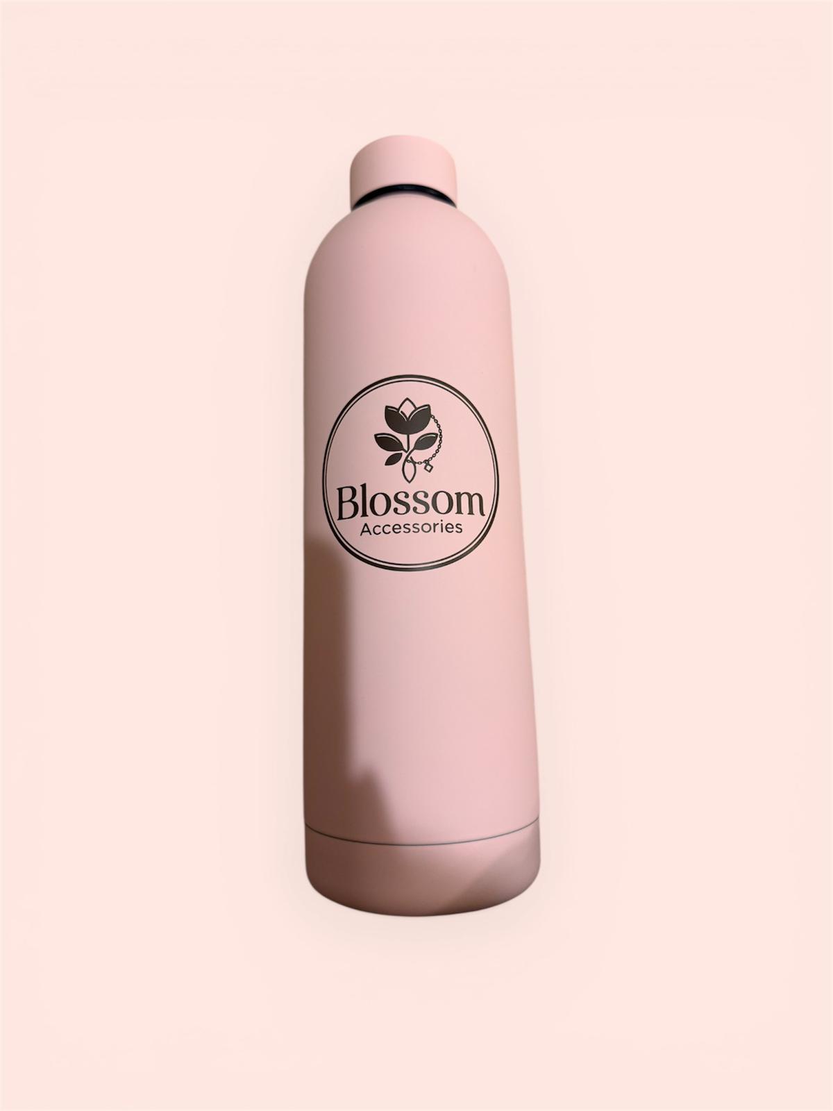 Blossom Accessories Bottle in Pink, Orange, Blue, Beige and Black Colors