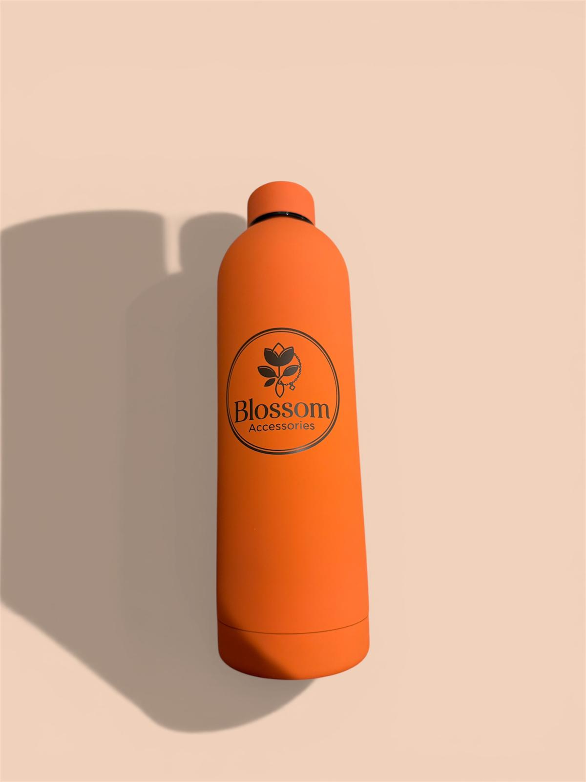 Blossom Accessories Bottle in Pink, Orange, Blue, Beige and Black Colors