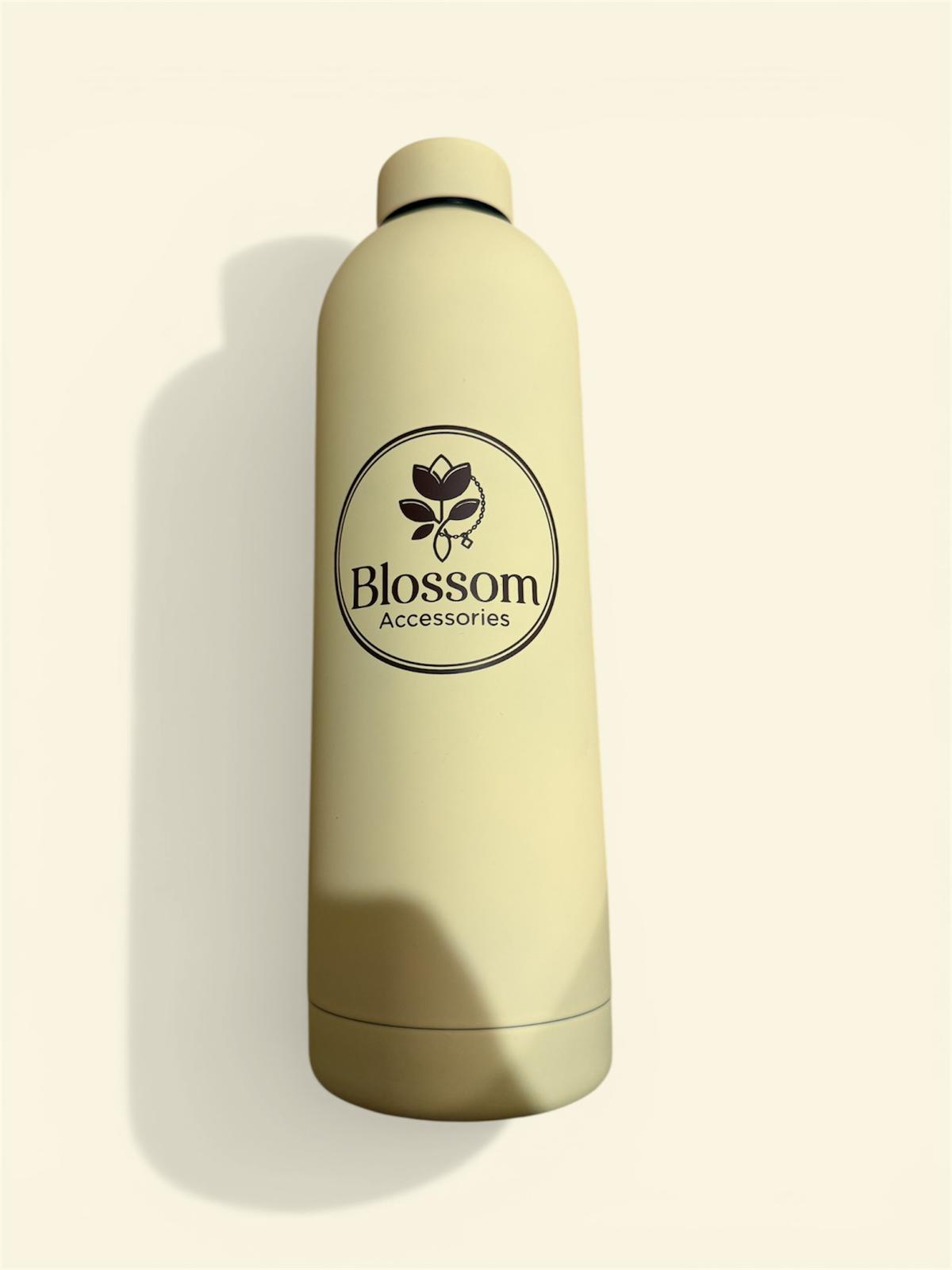 Blossom Accessories Bottle in Pink, Orange, Blue, Beige and Black Colors
