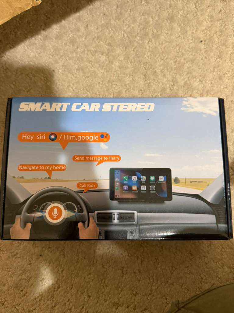 Car Stereo Apple CarPlay Android Auto Bluetooth AUX Voice Control Radio