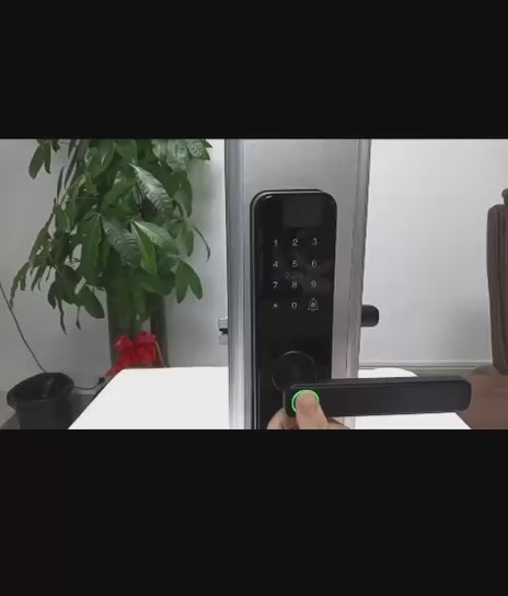 Aluminum Alloy TTLOCK BT Smart Door Lock Mobile App Intelligent Doorlock Apartment Password Card Digital Keyless Lock