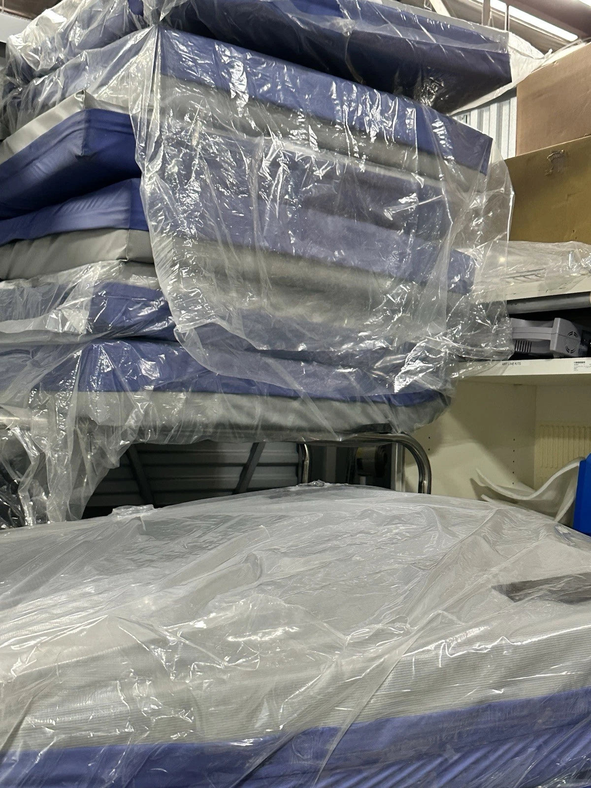 Blue Medical Air Mattress for Fully Electric Hospital Bed, Homecare Use