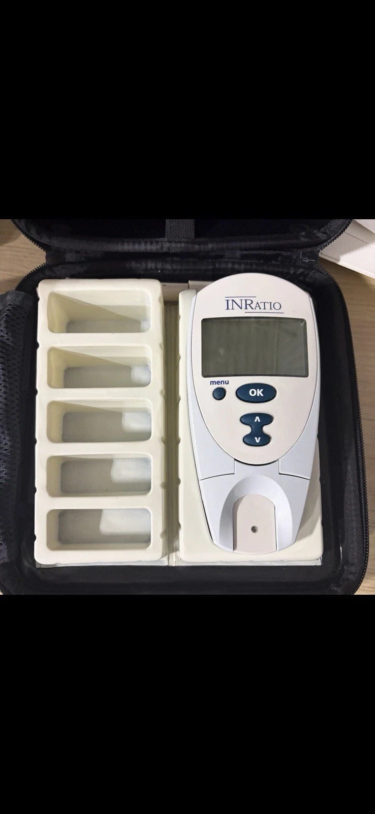 Hemosense INRatio Blood Coagulation Monitor Carrying Case Biological Hematology